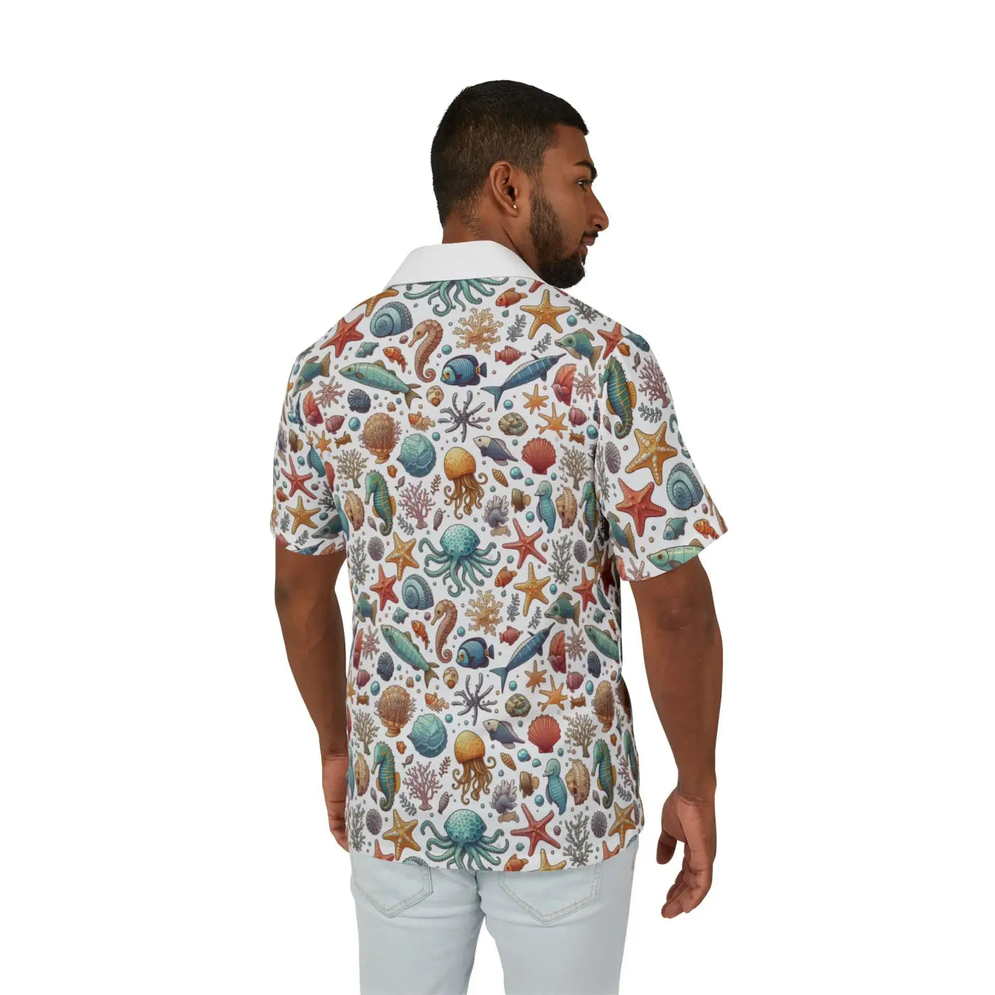 Sea Horse Hawaiian Camp Shirt – Dye Sublimation - Dipaliz