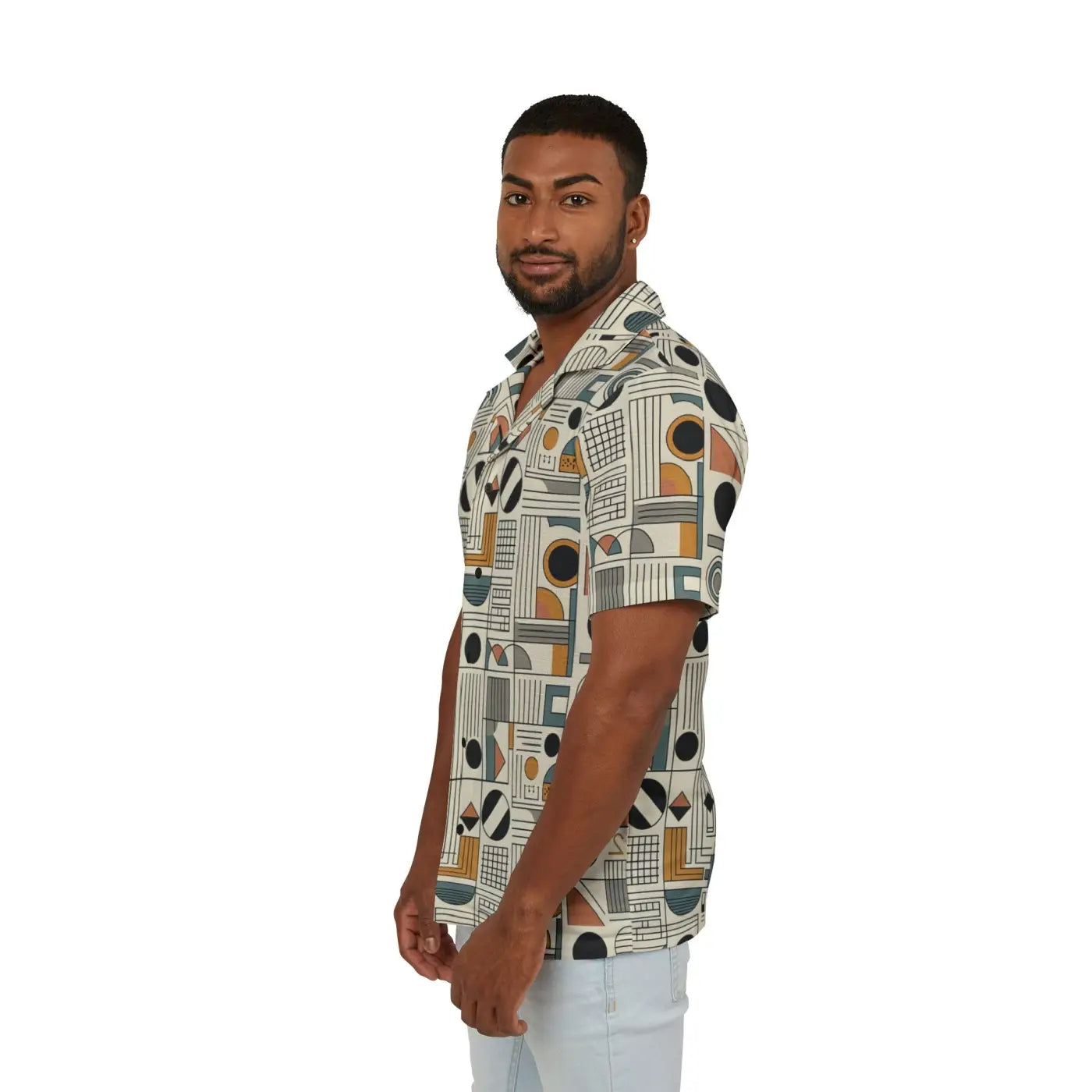 Hawaiian Camp Shirt – Bold Summer Beach Days - Dipaliz