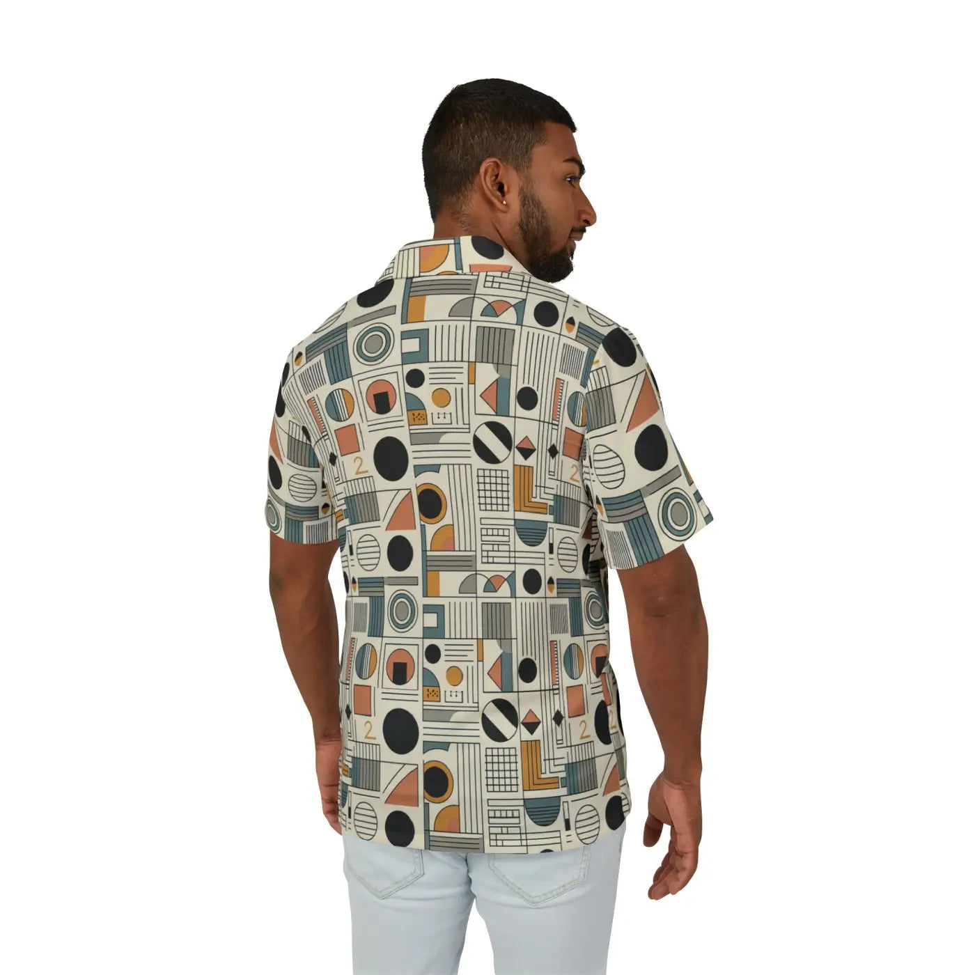Hawaiian Camp Shirt – Bold Summer Beach Days - Dipaliz