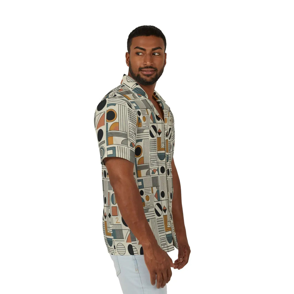 Hawaiian Camp Shirt – Bold Summer Beach Days - Dipaliz