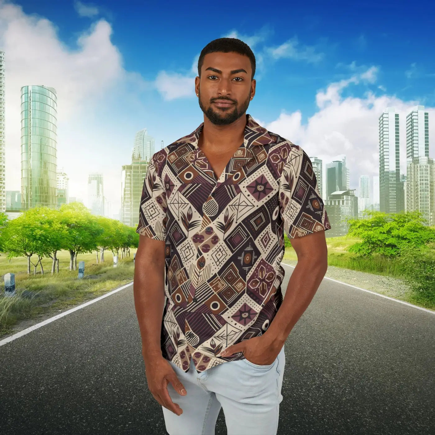 Hawaiian Camp Shirt – Breathable Summer Essential - Dipaliz