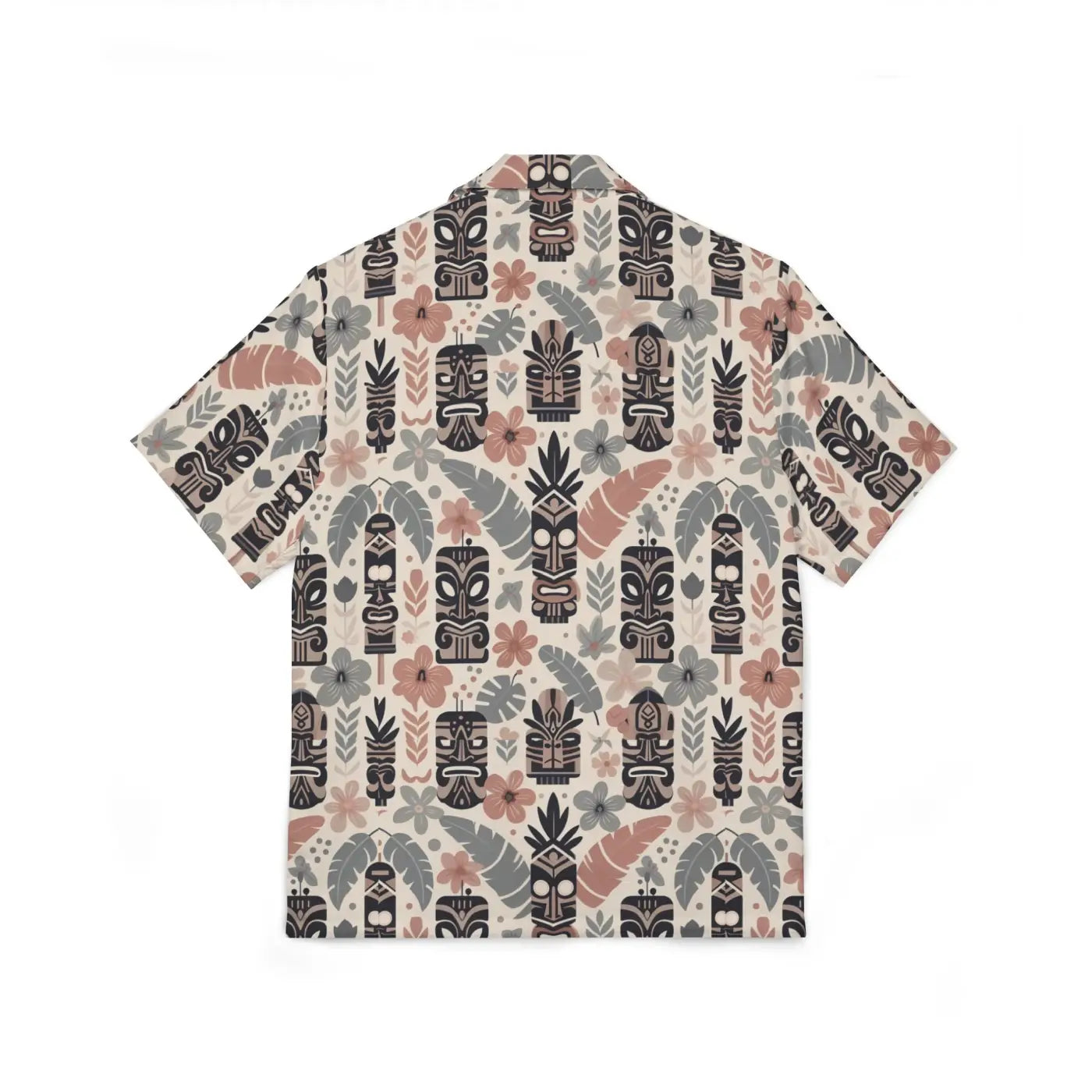 Vibrant Tiki Patterns Hawaiian Camp Shirt - Dipaliz