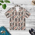 Vibrant Tiki Patterns Hawaiian Camp Shirt - Dipaliz