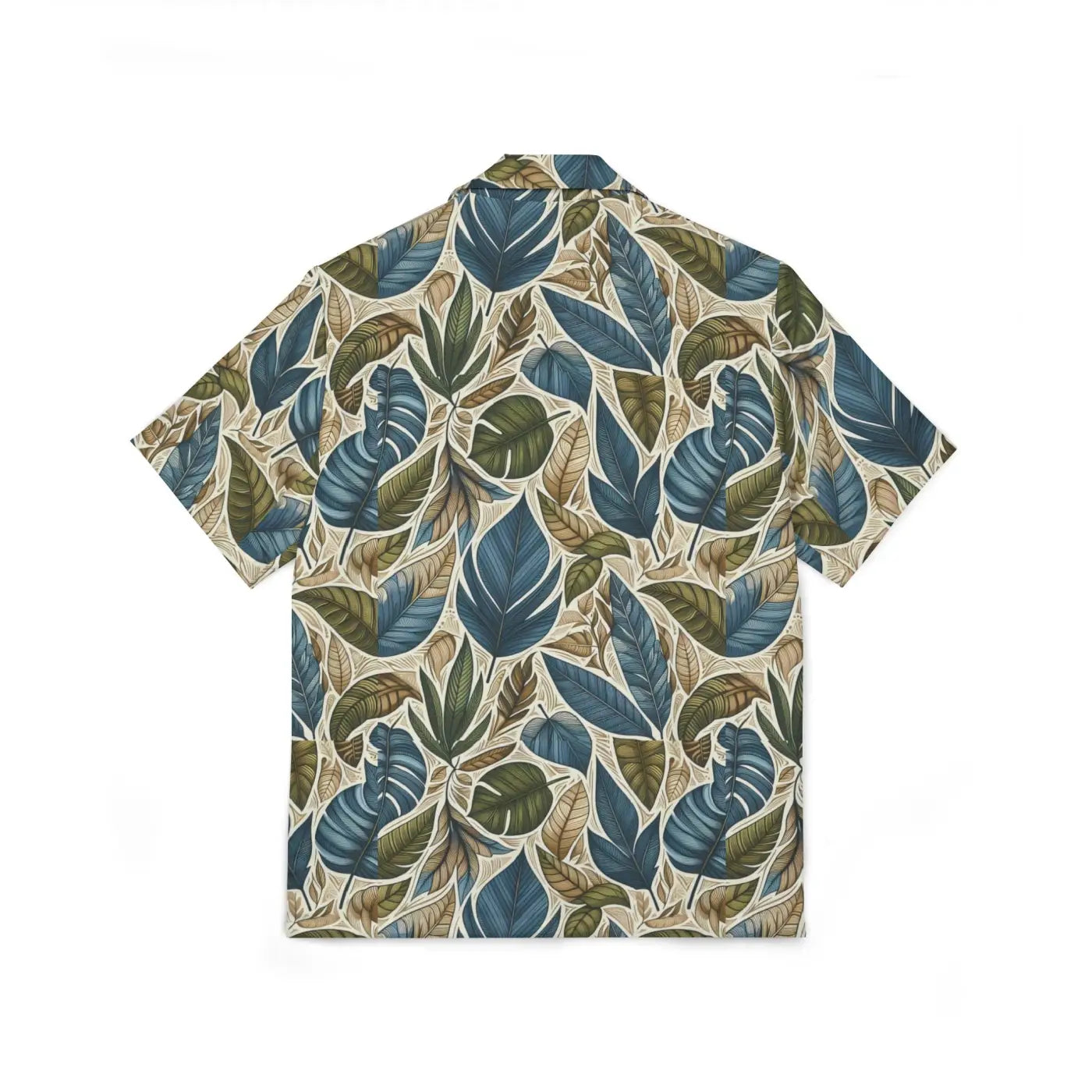 Tropical Leaf Hawaiian Camp Shirt – Summer - Dipaliz