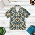 Tropical Leaf Hawaiian Camp Shirt – Summer - Dipaliz