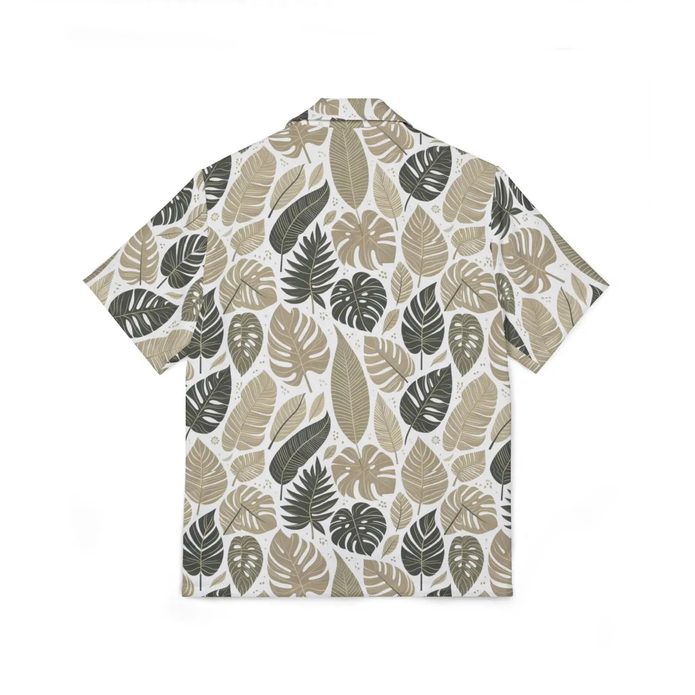 Vibrant Tropical Leaves Hawaiian Camp Shirt - Dipaliz