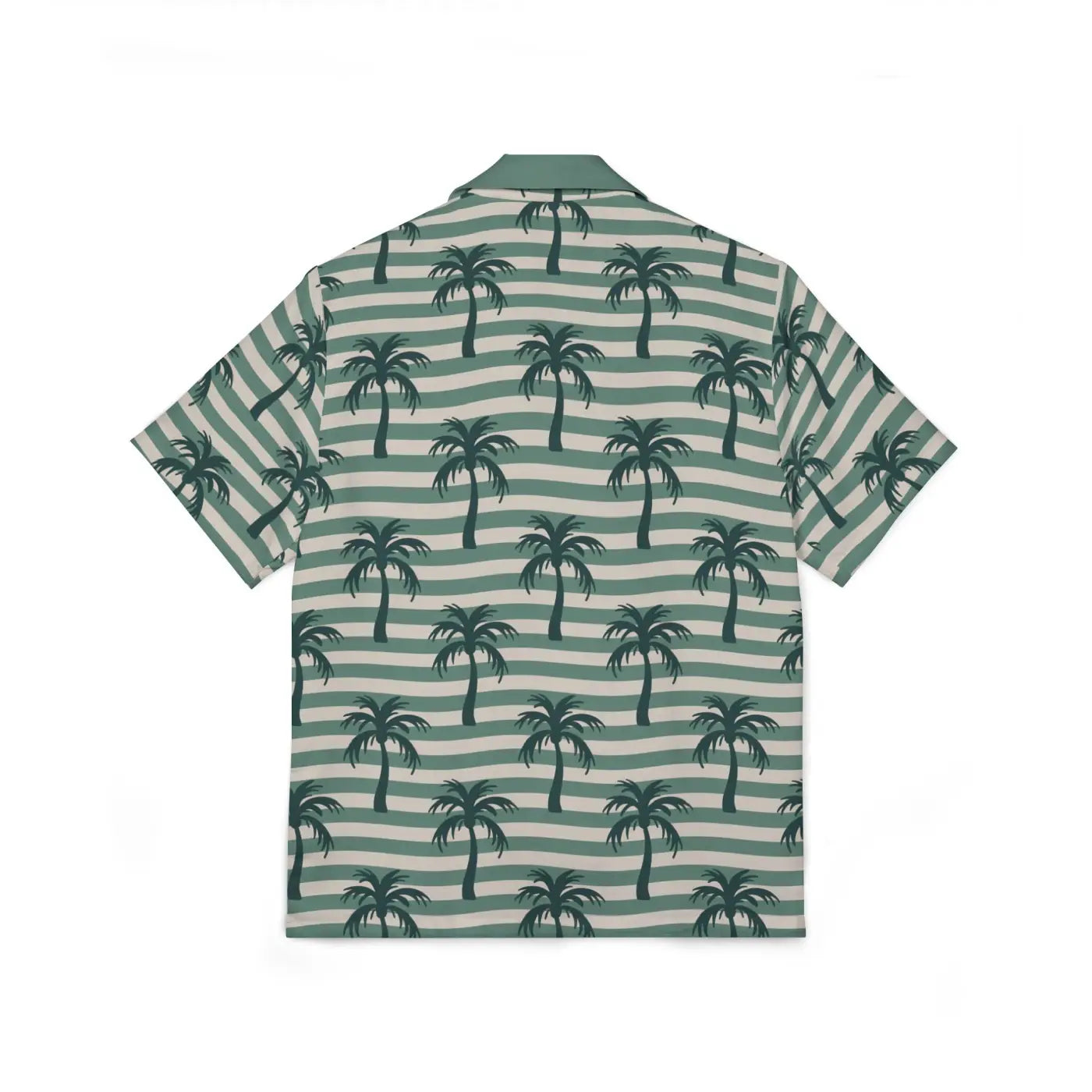 Hawaiian Camp Shirt – Palm Print Vacation - Dipaliz