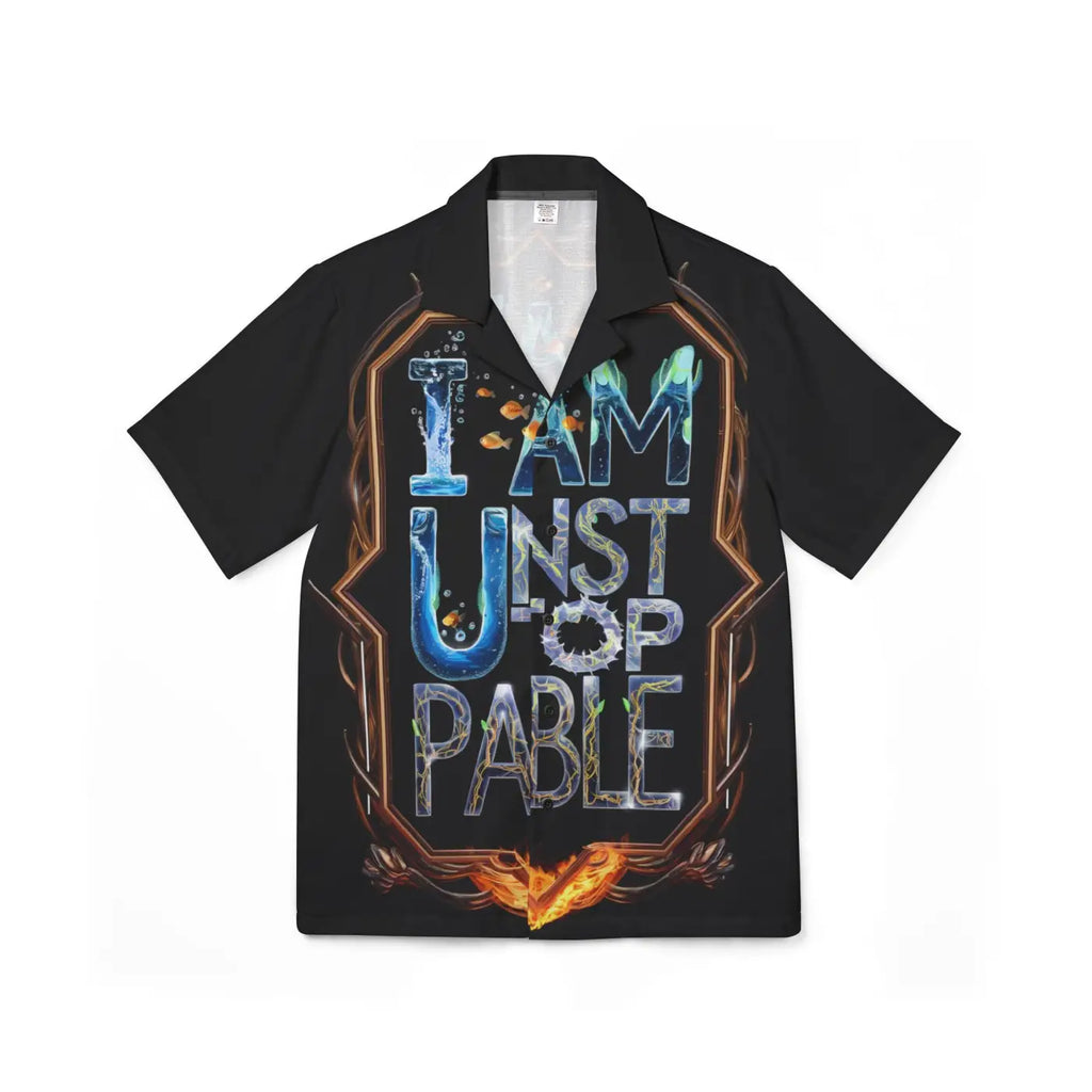 Unstoppable Hawaiian Camp Shirt – Summer Beach - Dipaliz