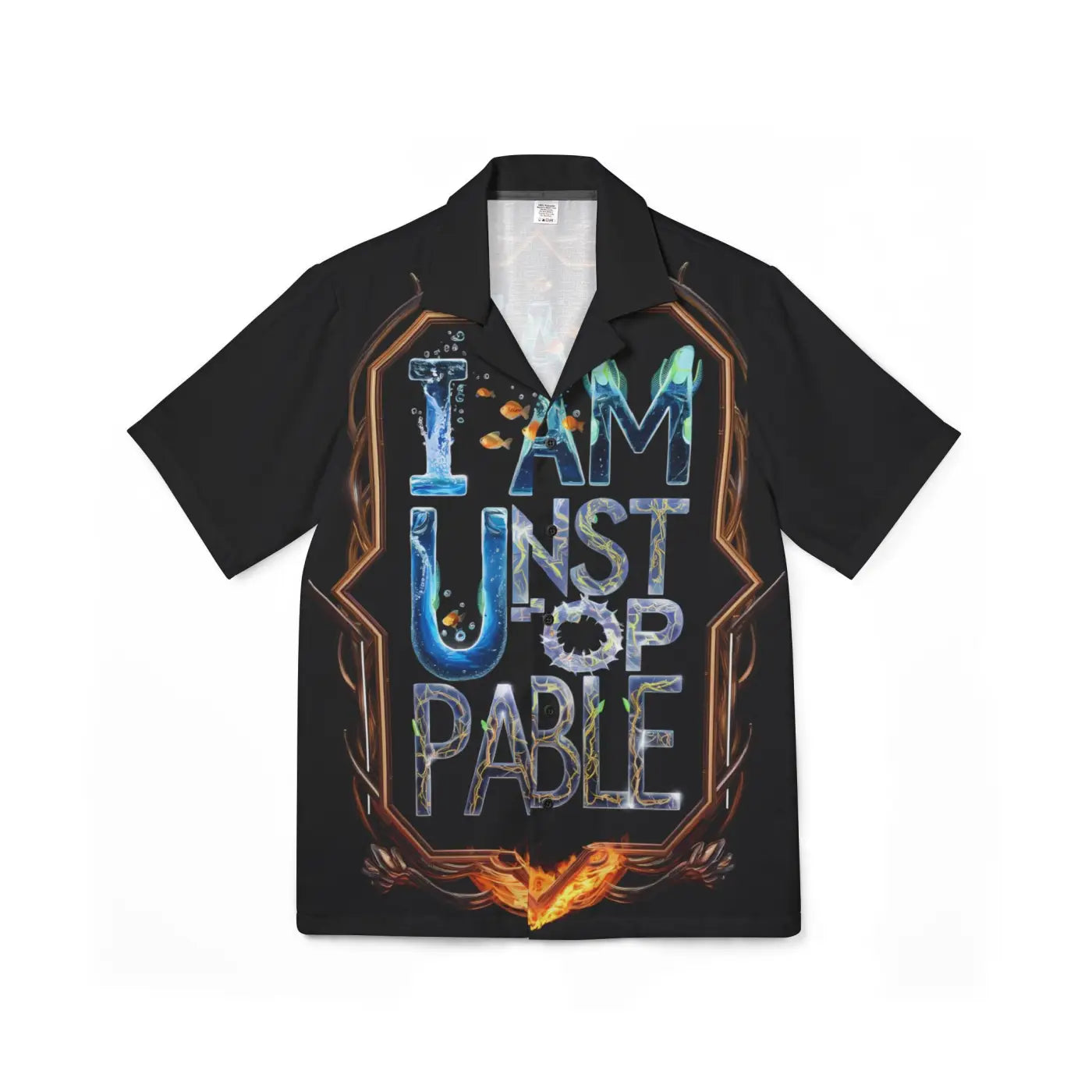 Unstoppable Hawaiian Camp Shirt – Summer Beach - Dipaliz