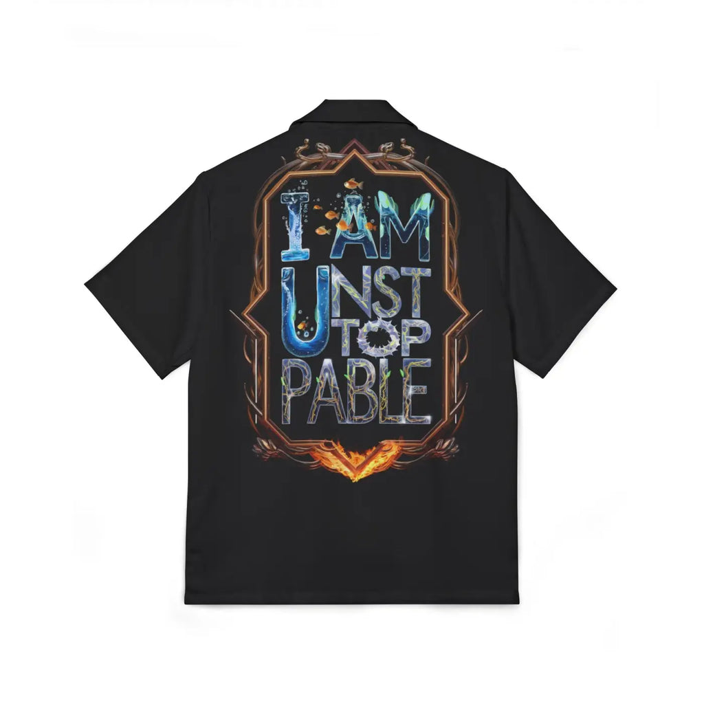 Unstoppable Hawaiian Camp Shirt – Summer Beach - Dipaliz