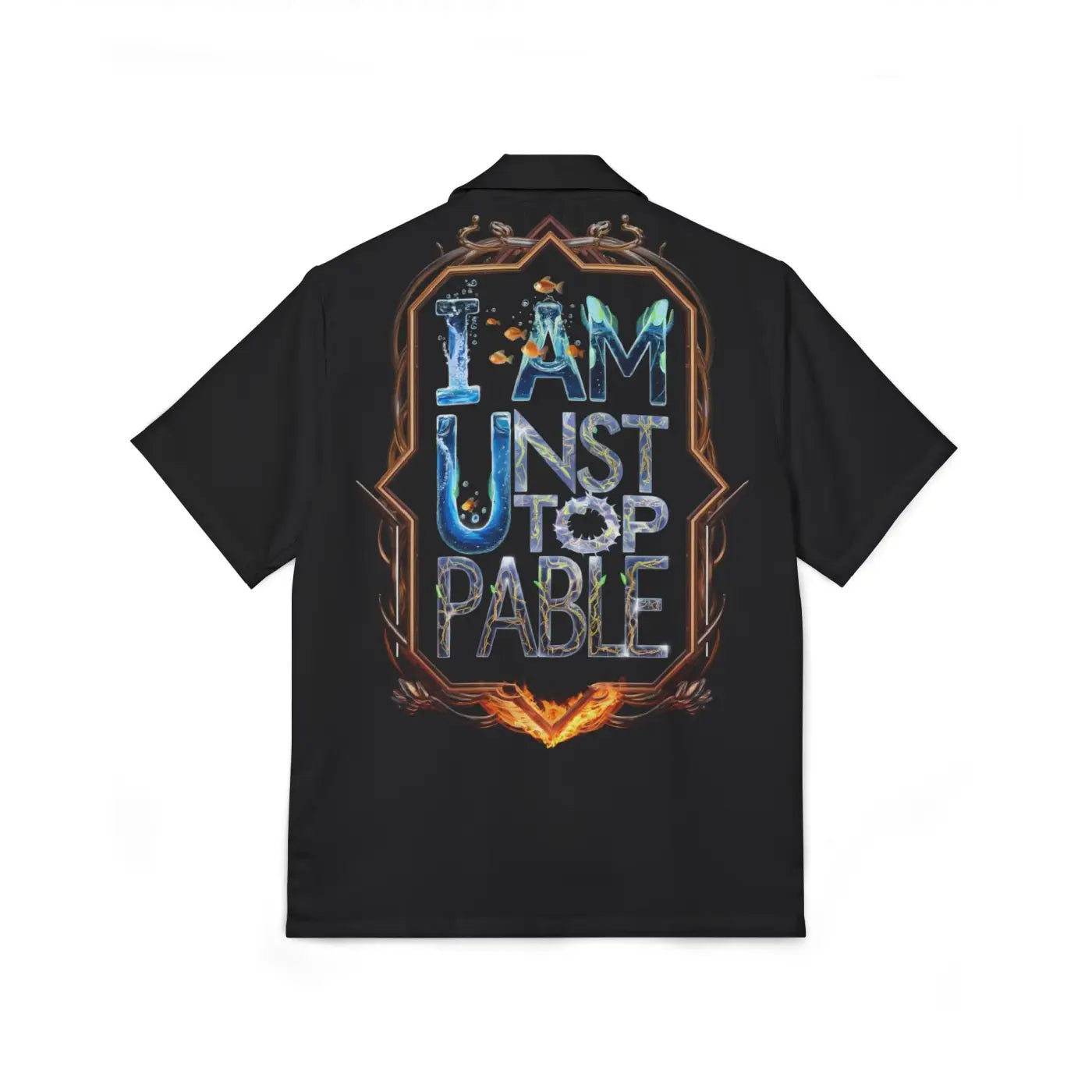 Unstoppable Hawaiian Camp Shirt – Summer Beach - Dipaliz