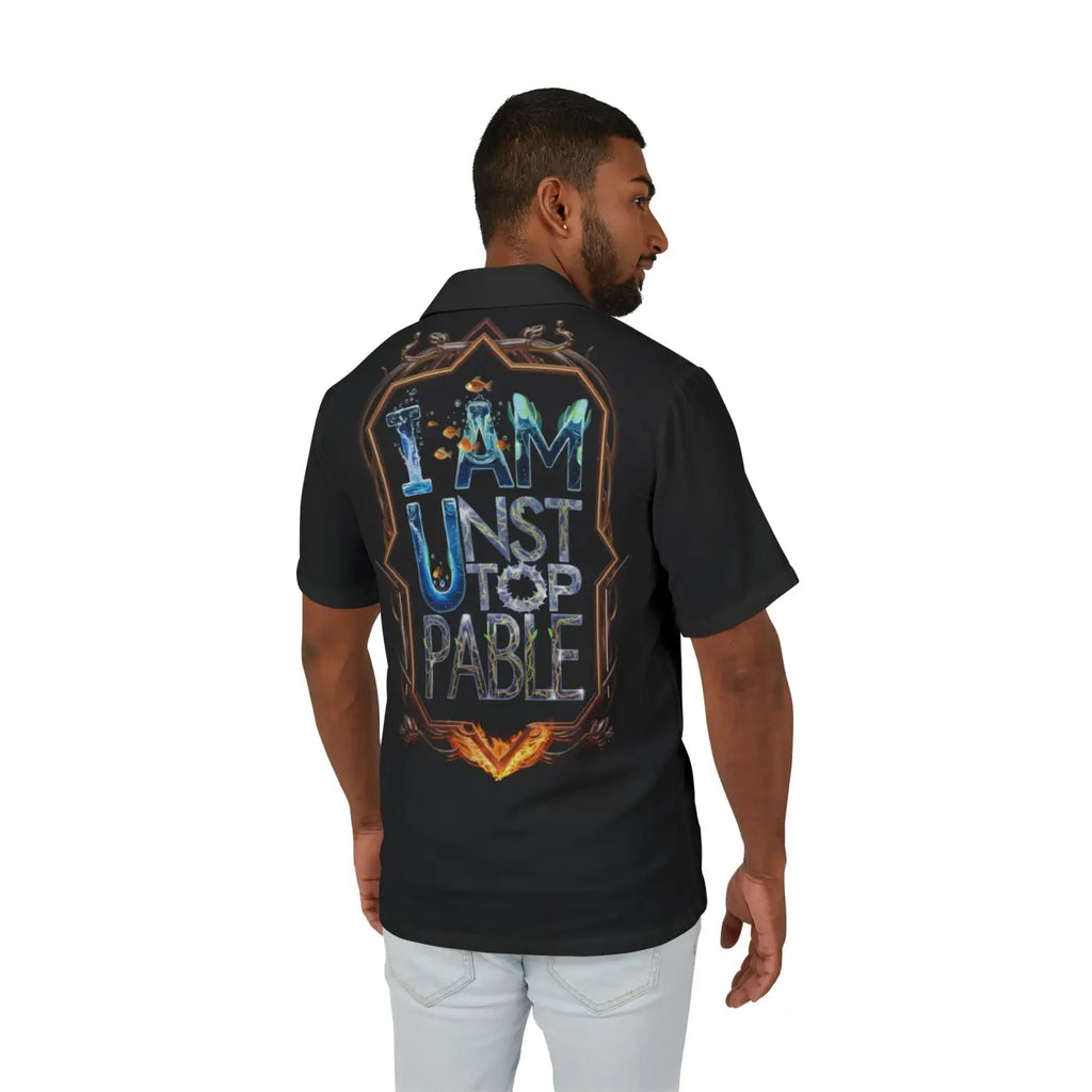 Unstoppable Hawaiian Camp Shirt – Summer Beach - Dipaliz