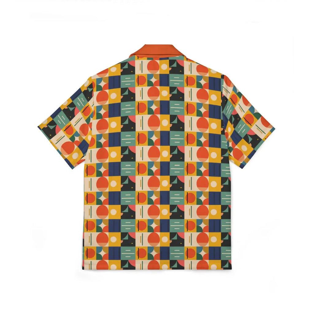 Men’s Hawaiian Camp Shirt – Organic Summer Print - Dipaliz