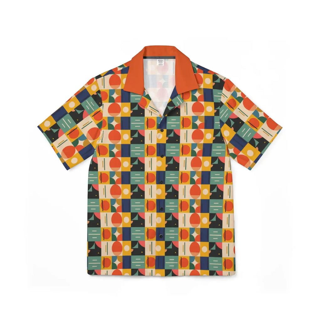 Men’s Hawaiian Camp Shirt – Organic Summer Print - Dipaliz
