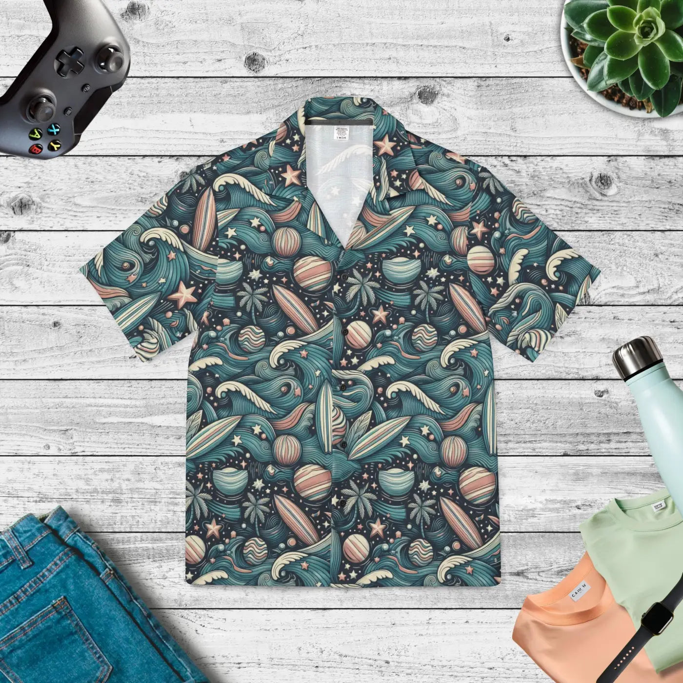 Hawaiian Camp Shirt – Catch Summer Vibes - Dipaliz