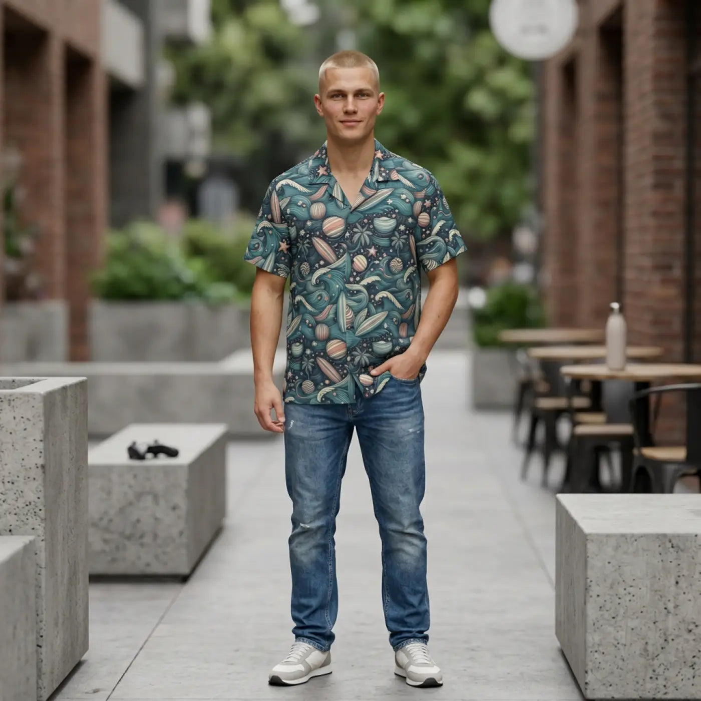 Hawaiian Camp Shirt – Catch Summer Vibes - Dipaliz
