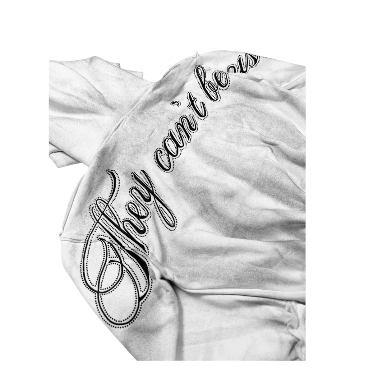 "DIRTY SNOW" CRYSTALIZED SWEATSUIT